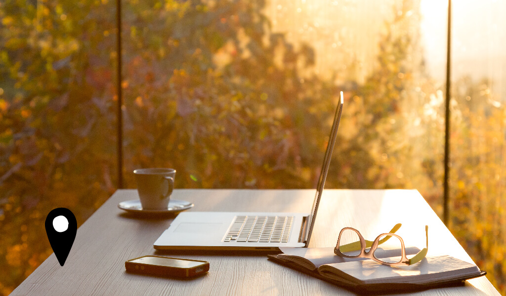 laptop, kahve, gözlük, work