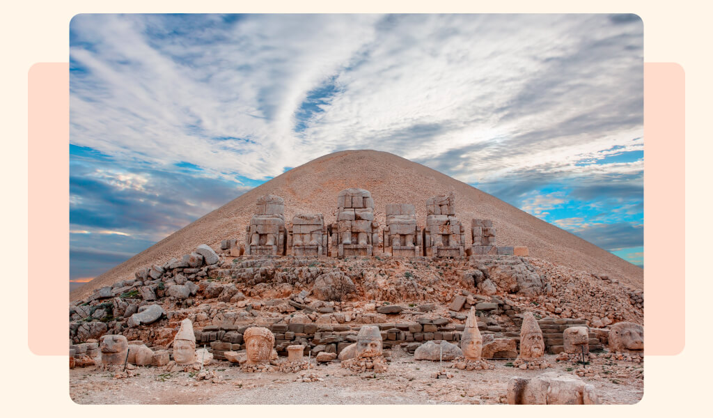 fırat vadisi, nemrut dağı, nemrut heykelleri