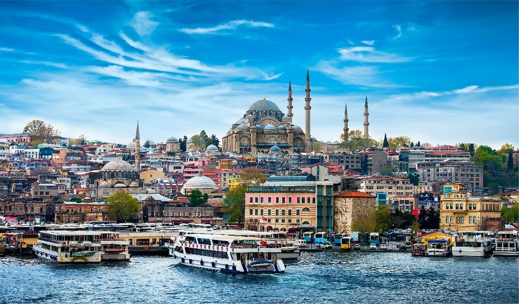 kuş bakışı fatih, istanbul, haliç