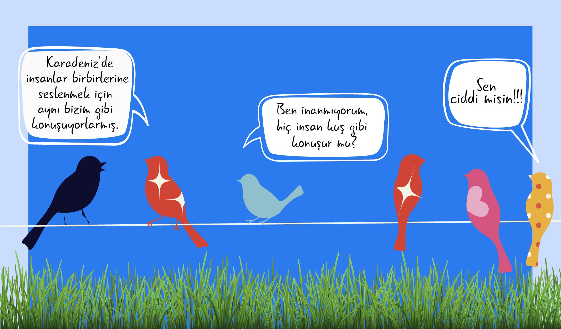 kuş dili konuşması