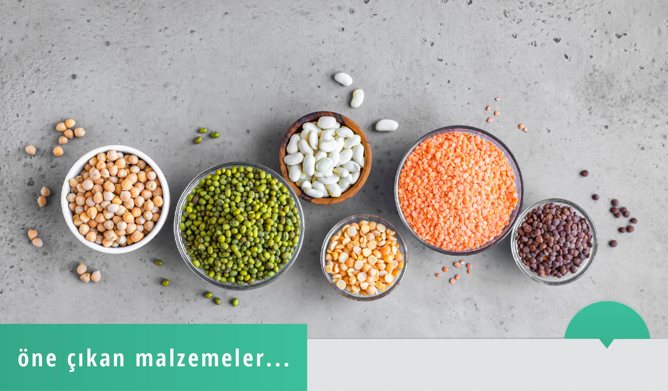 lübnan yemekleri, mercimek, bulgur