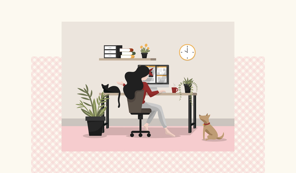 KEDİ VEYA KÖPEĞİNİZ EVDEKİ ÇALIŞMA HAYATINIZA NE DİYOR?