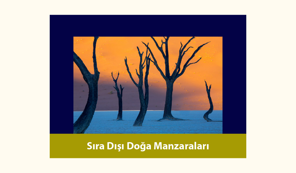 SIRA DIŞI GÜZELLİKTEKİ DOĞA MANZARALARI